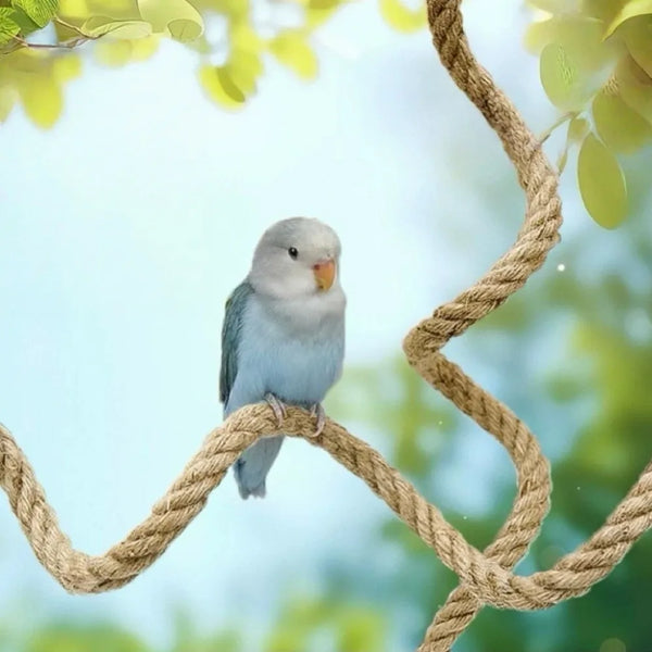Flexible Linen Bird Climbing Perch