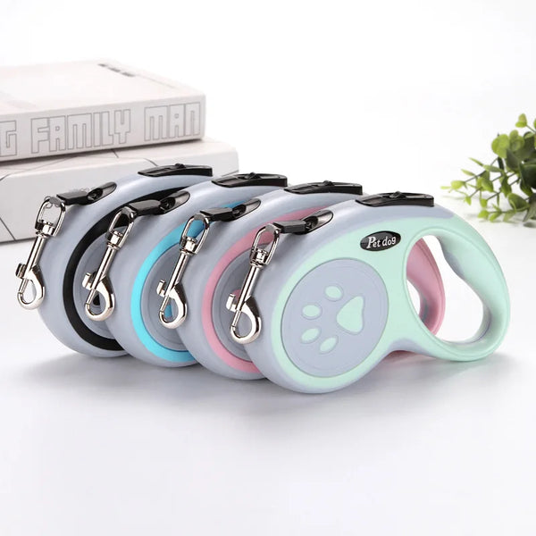 Retractable Nylon Dog Walking Leash