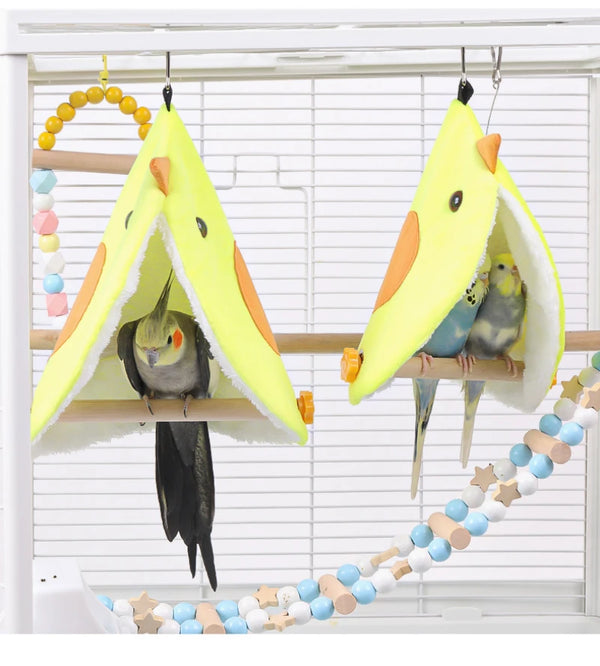 Hanging Plush Parrot Sleep Nest