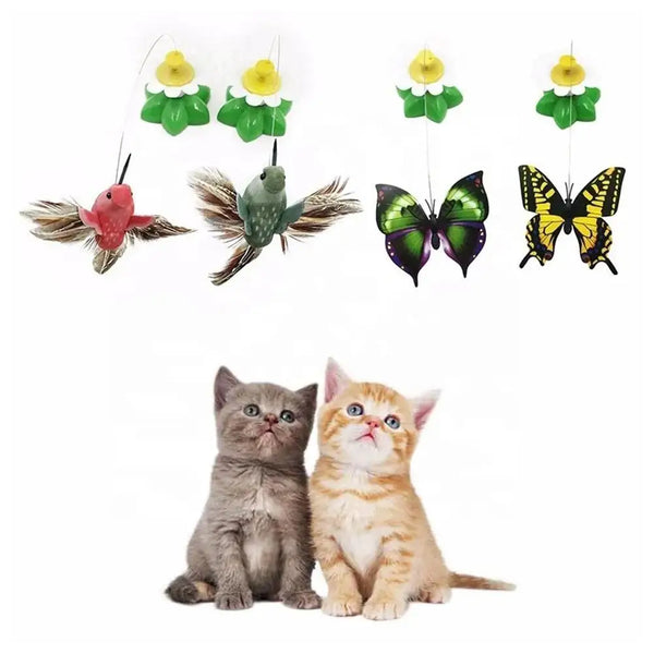 Rotating Butterfly Interactive Cat Toy