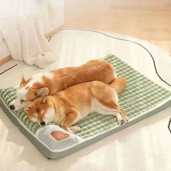 Washable Cotton Dog Bed Mat