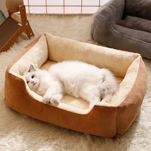 Plush Round Cat Nest Bed
