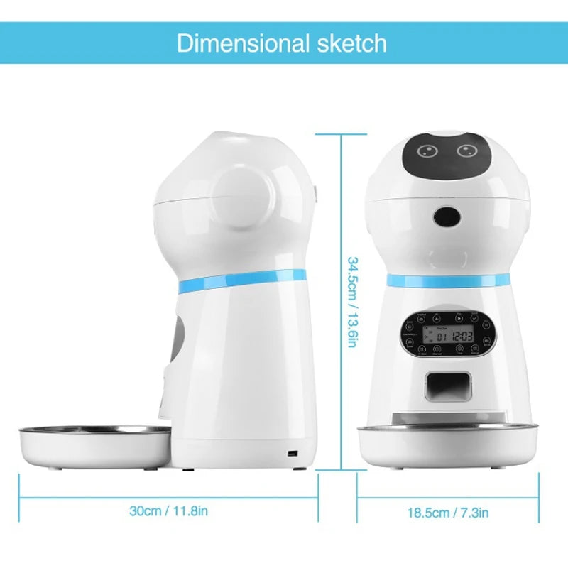 Automatic Timed Pet Food Feeder