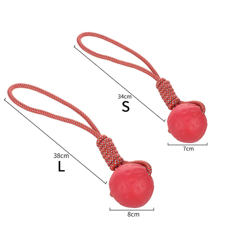 Durable Rubber Dog Play Ball