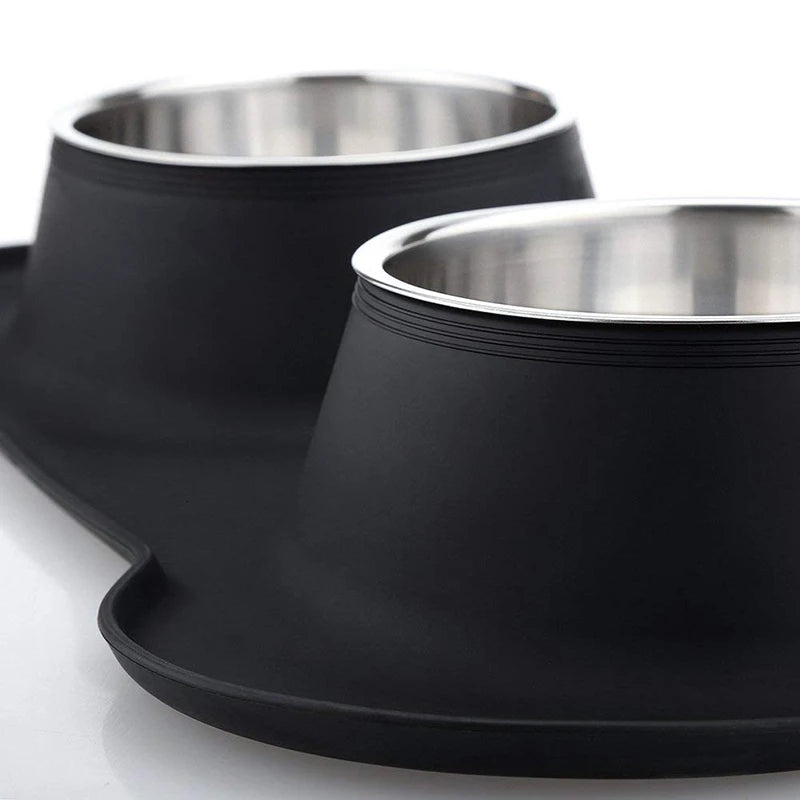 Benepaw Steel Double Feeding Bowls