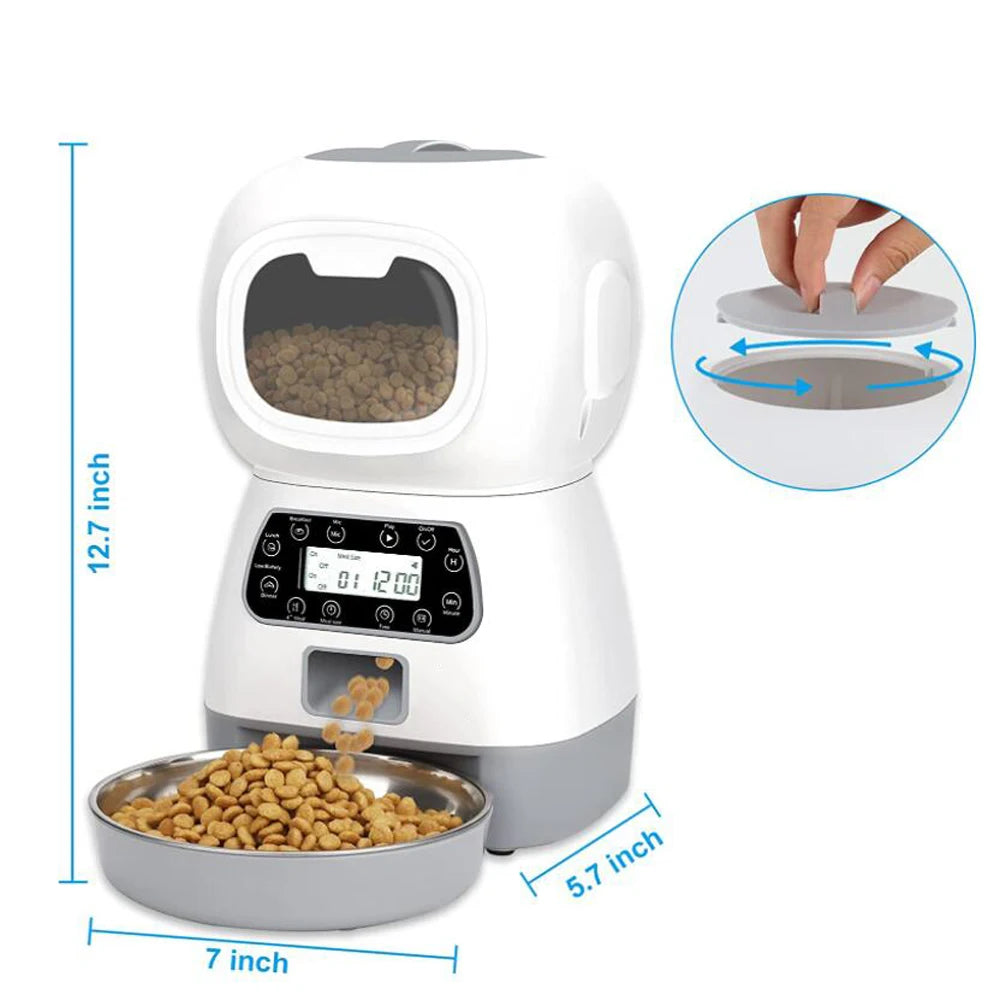 Automatic Timed Pet Food Feeder