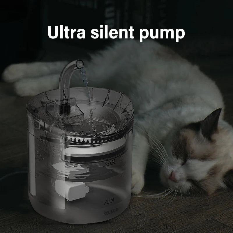 ROJECO Automatic Cat Water Fountain
