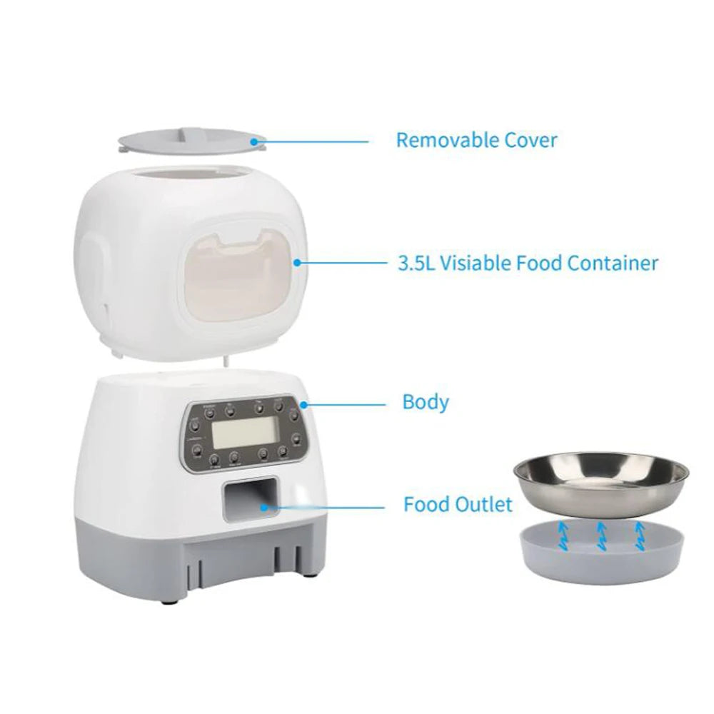 Automatic Timed Pet Food Feeder