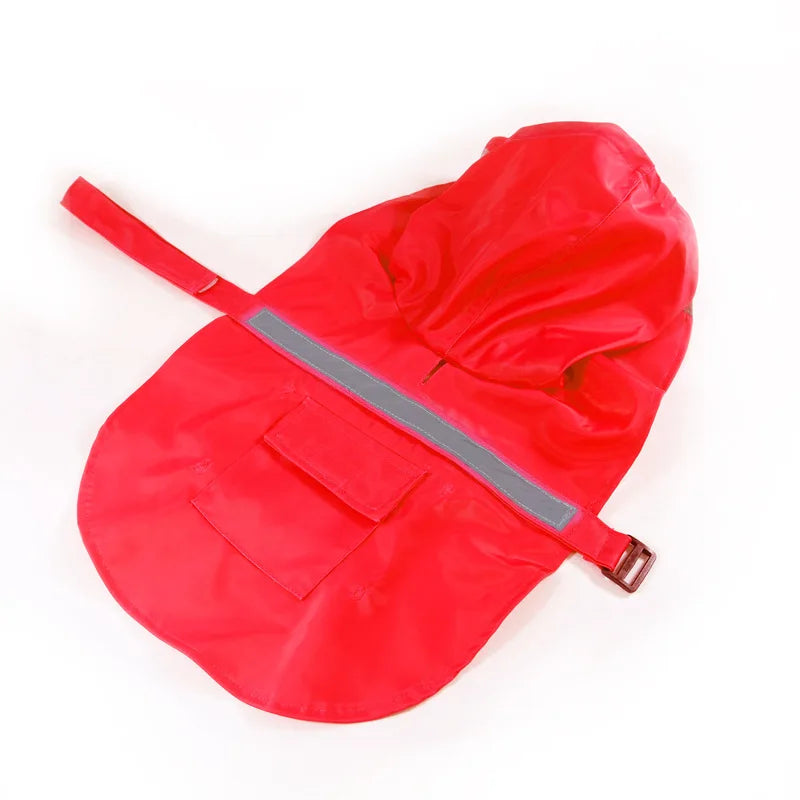 Reflective Rain Protection Dog Coat