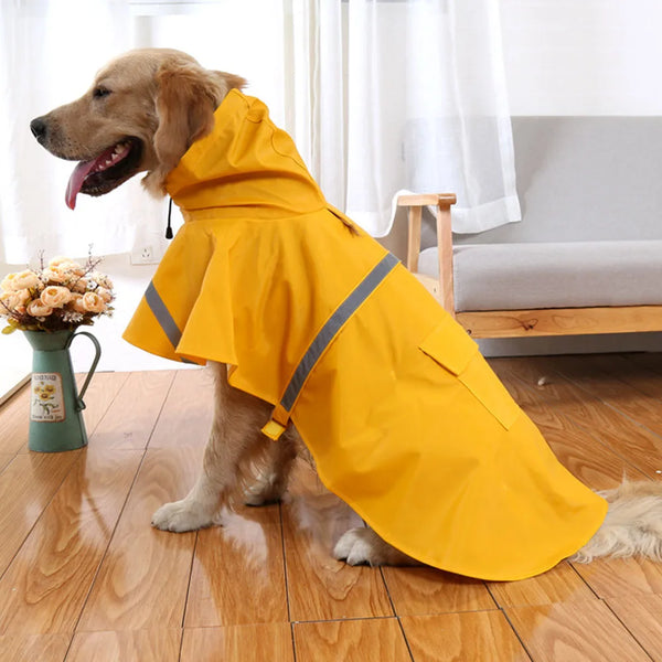 Reflective Rain Protection Dog Coat