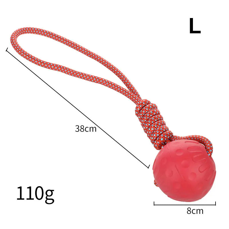 Durable Rubber Dog Play Ball