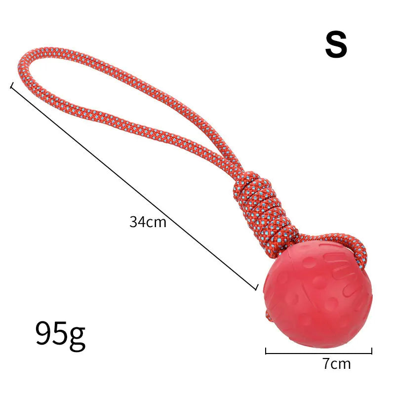 Durable Rubber Dog Play Ball