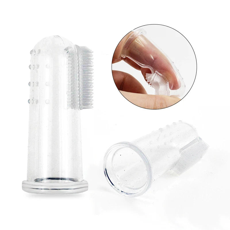 Soft Silicone Pet Finger Toothbrush