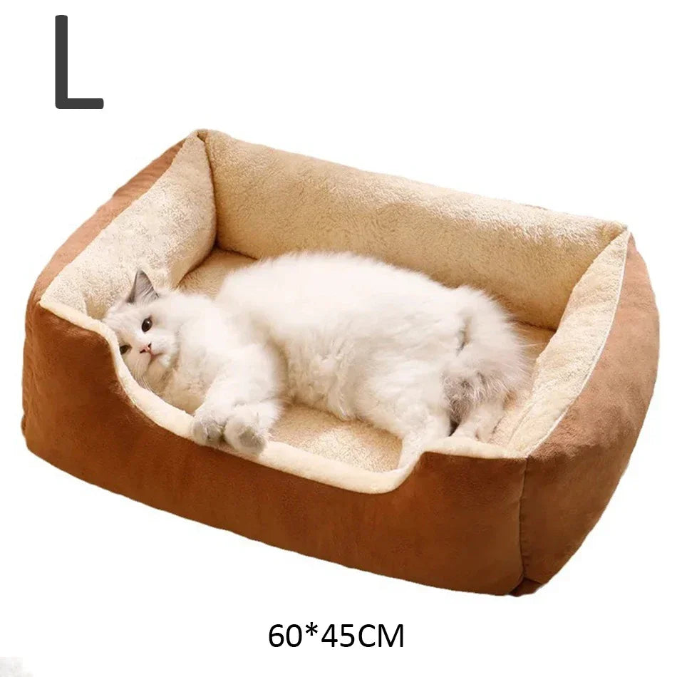 Plush Round Cat Nest Bed