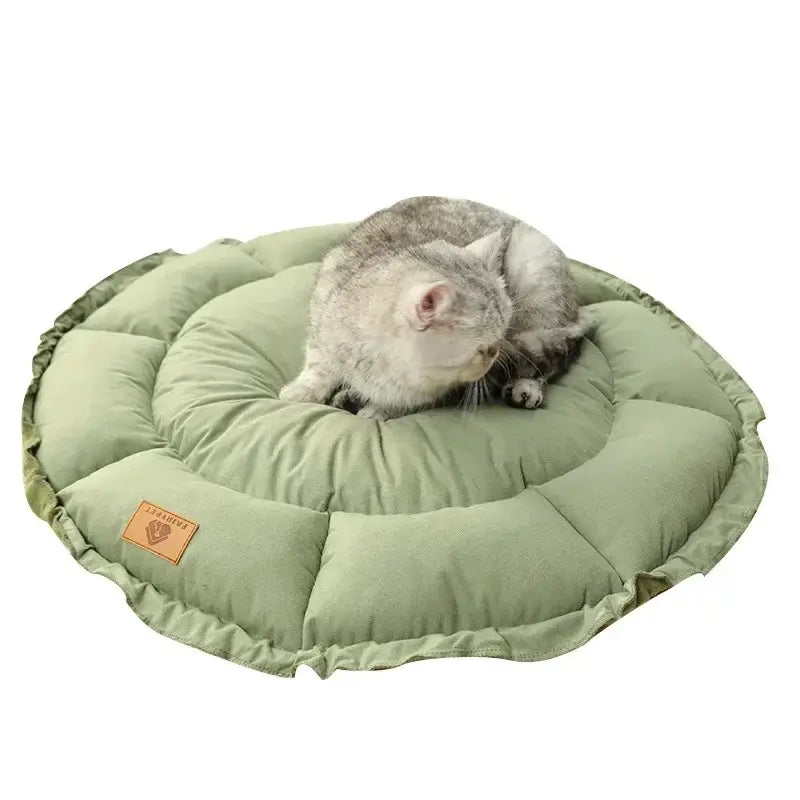 Cotton Round Dog Cat Cushion