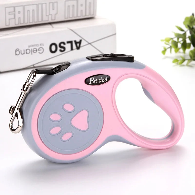 Retractable Nylon Dog Walking Leash