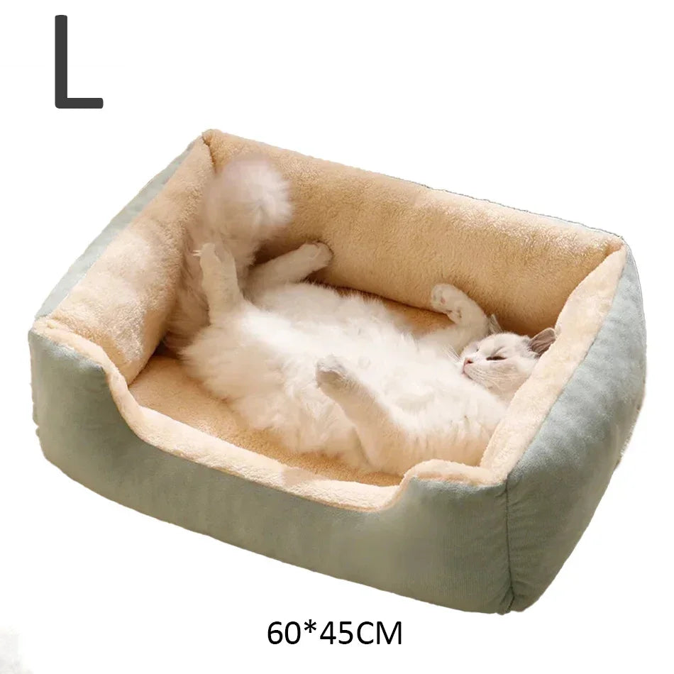 Plush Round Cat Nest Bed
