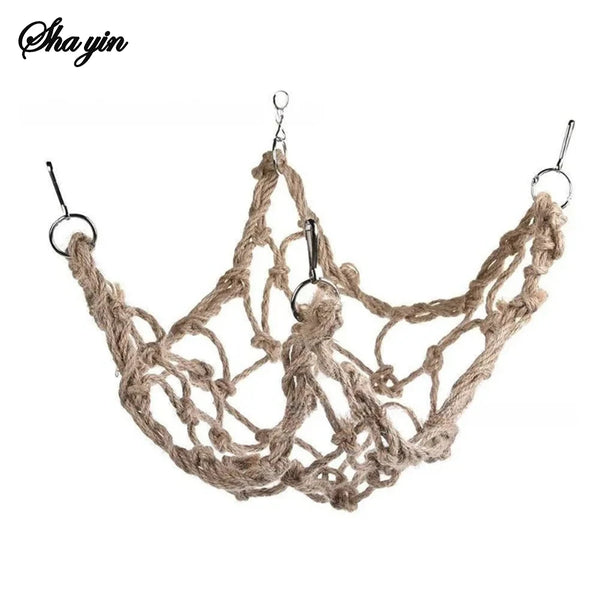 Linen Rope Parrot Climbing Net