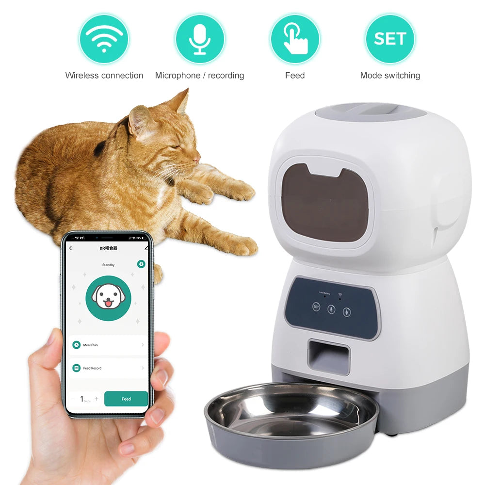 Automatic Timed Pet Food Feeder