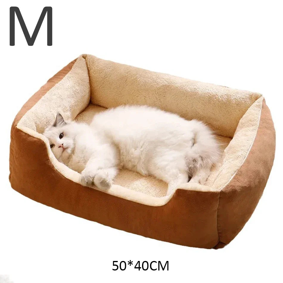 Plush Round Cat Nest Bed