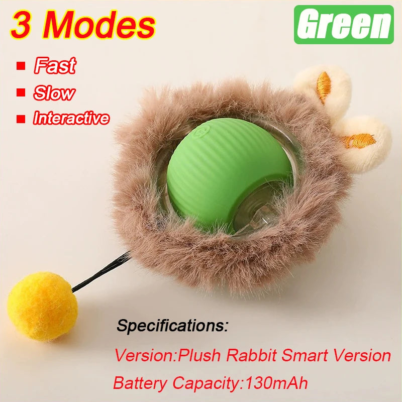Rechargeable Rolling Cat Tail Ball