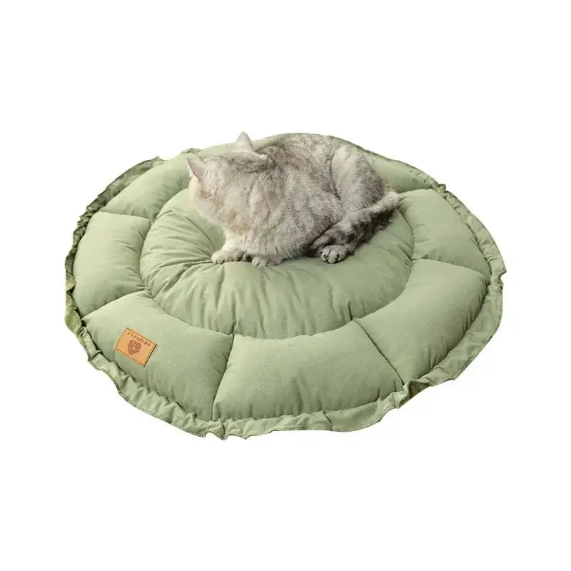 Cotton Round Dog Cat Cushion