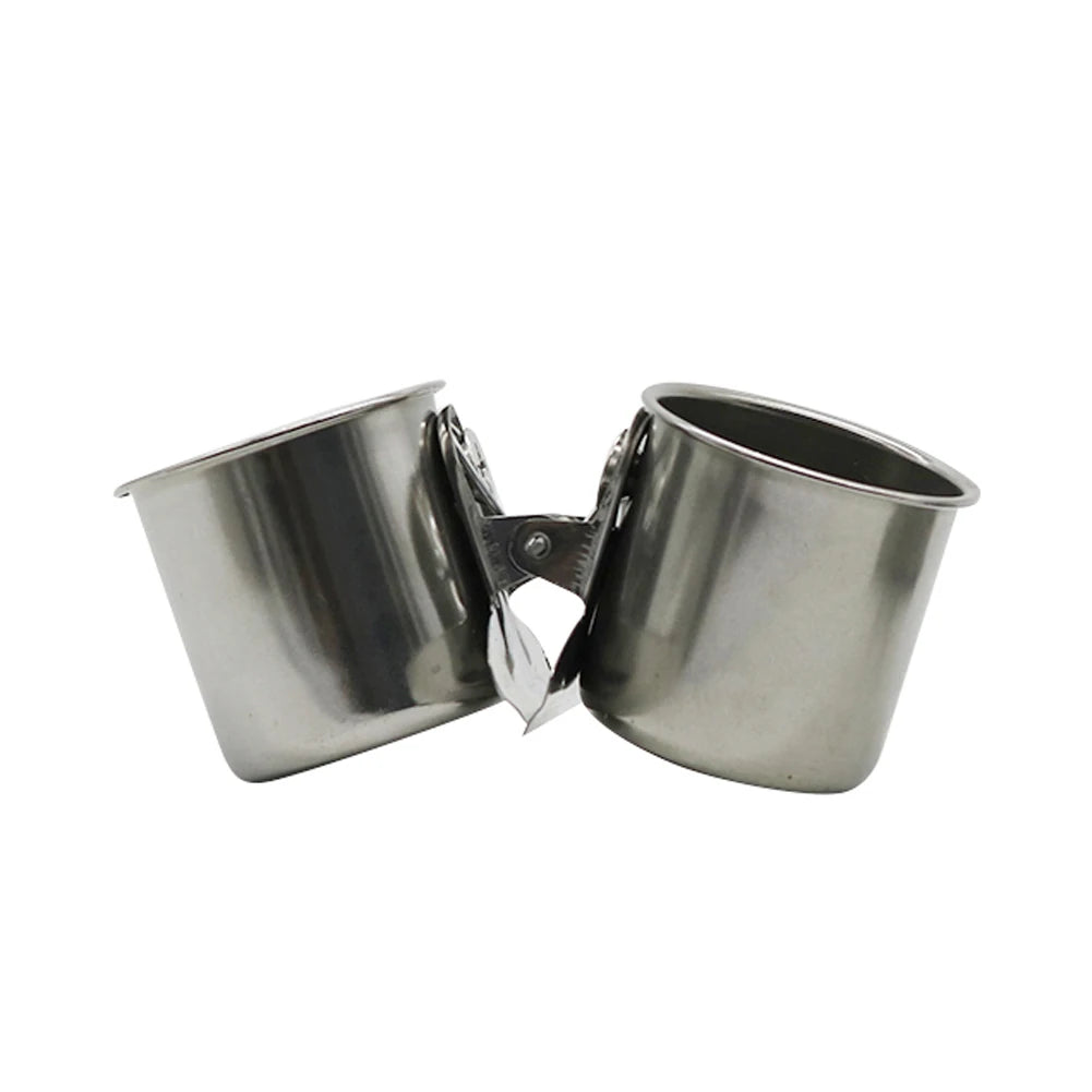 Stainless Steel Clip Bird Bowls