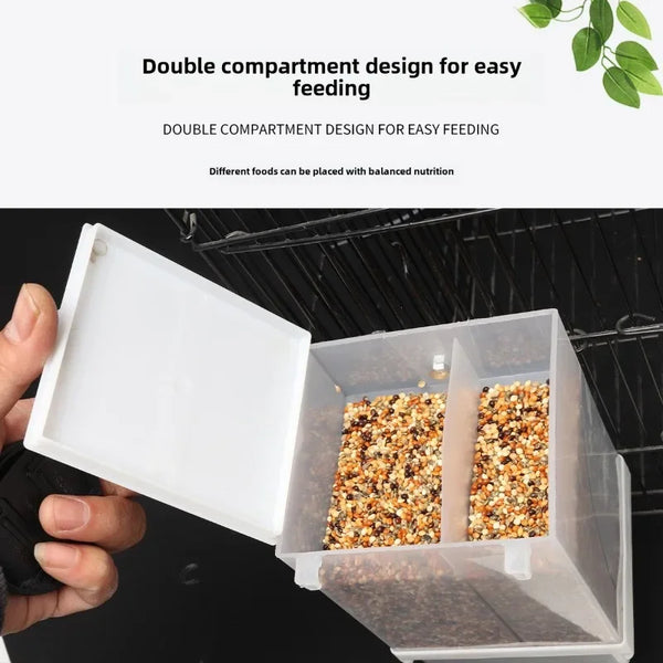 Anti Splash Bird Seed Dispenser