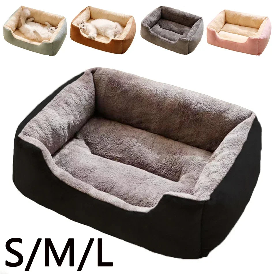 Plush Round Cat Nest Bed