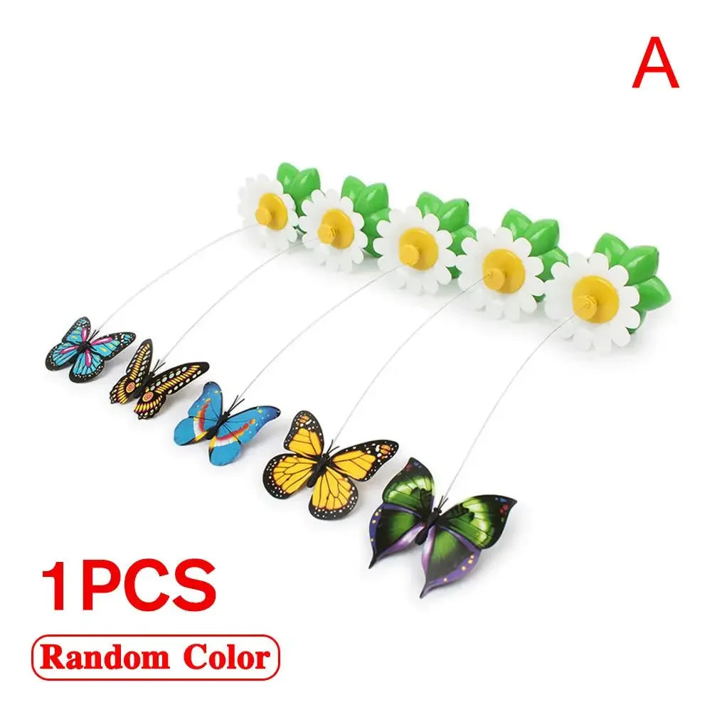 Rotating Butterfly Interactive Cat Toy