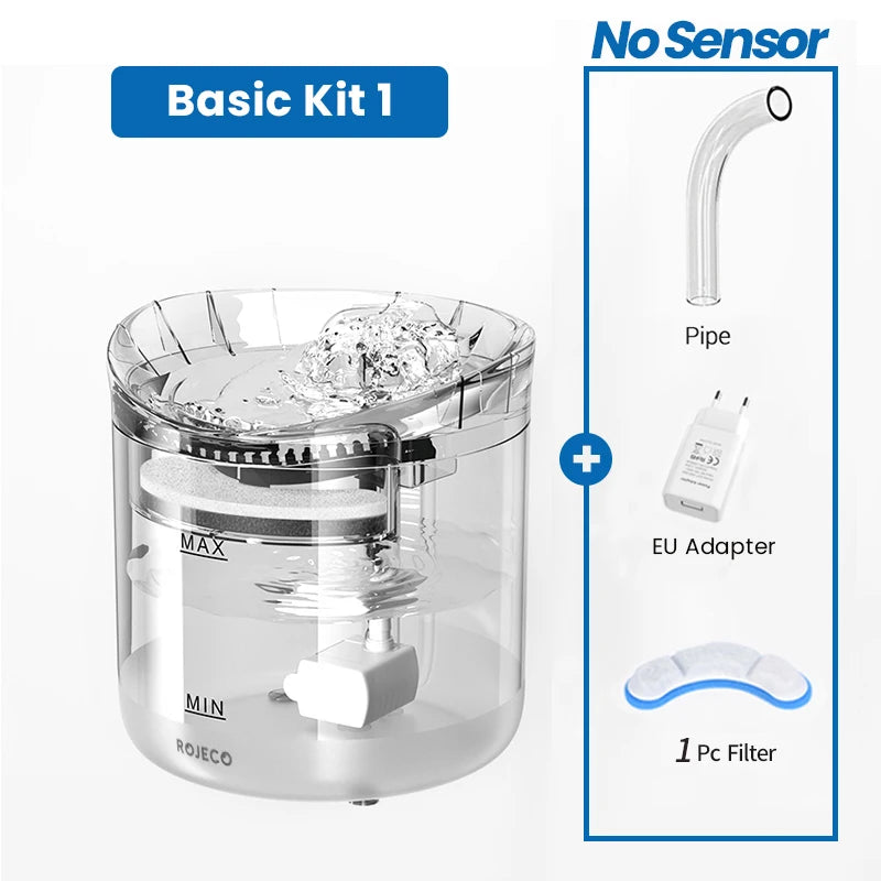 ROJECO Automatic Cat Water Fountain