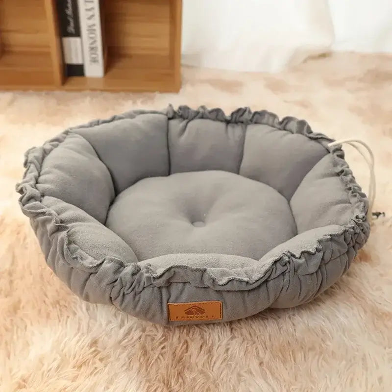 Cotton Round Dog Cat Cushion