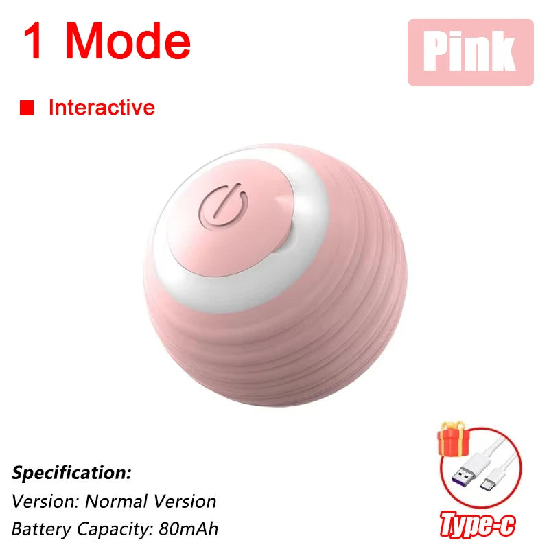 Rechargeable Rolling Cat Tail Ball
