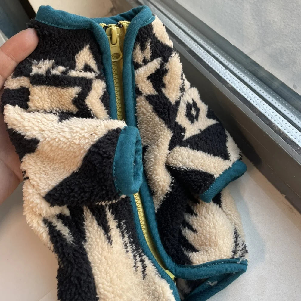 Fleece Zipper Sphynx Cat Jacket