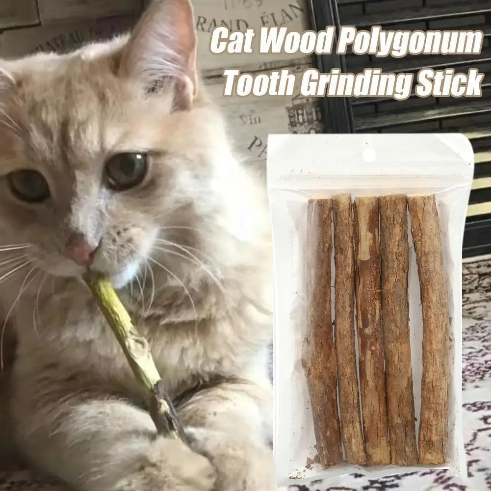Natural Wooden Cat Chew Sticks