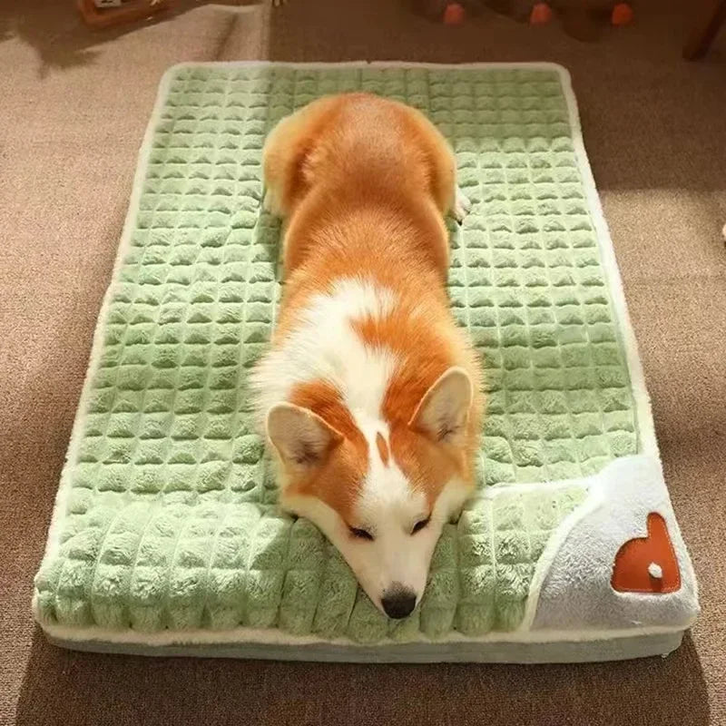 Washable Cotton Dog Bed Mat