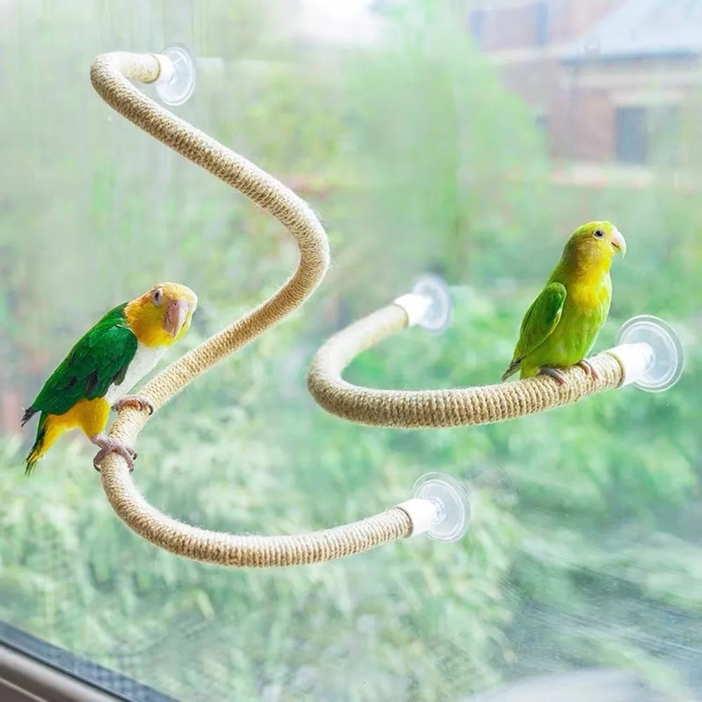 Flexible Linen Bird Climbing Perch