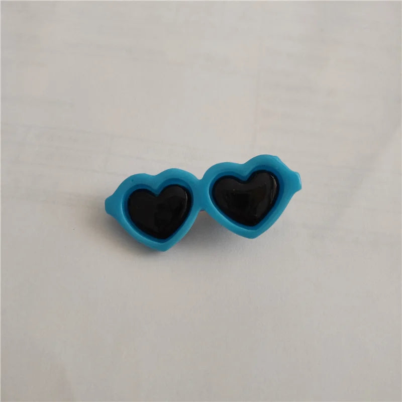 Heart Sunglasses Pet Hair Clips