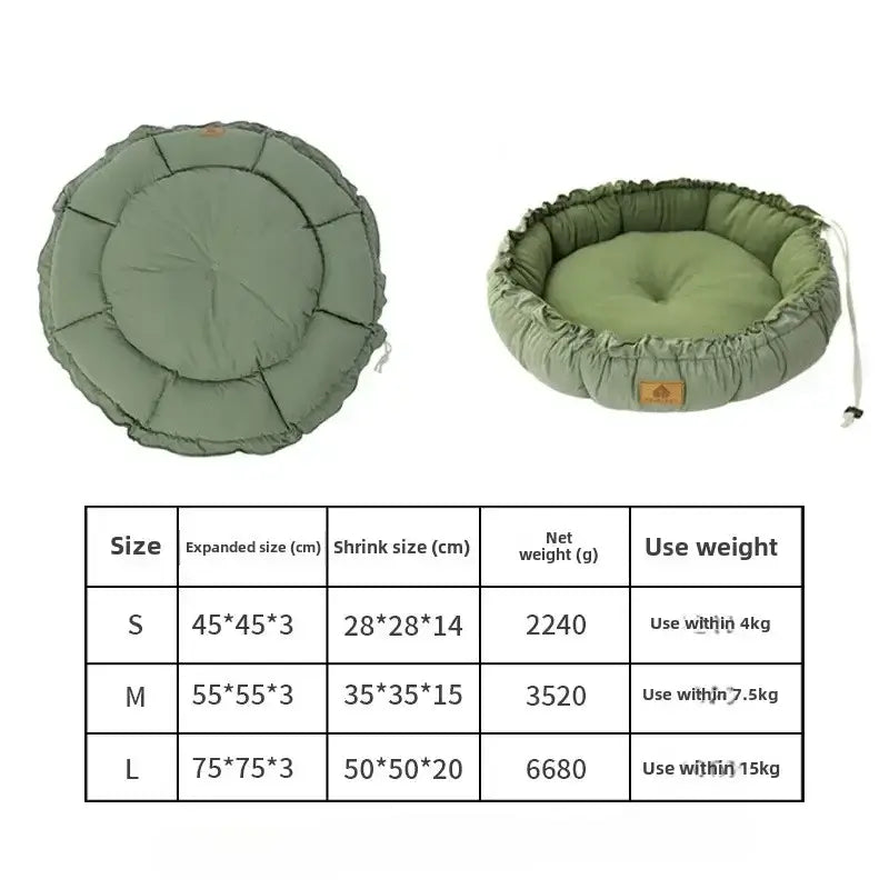 Cotton Round Dog Cat Cushion