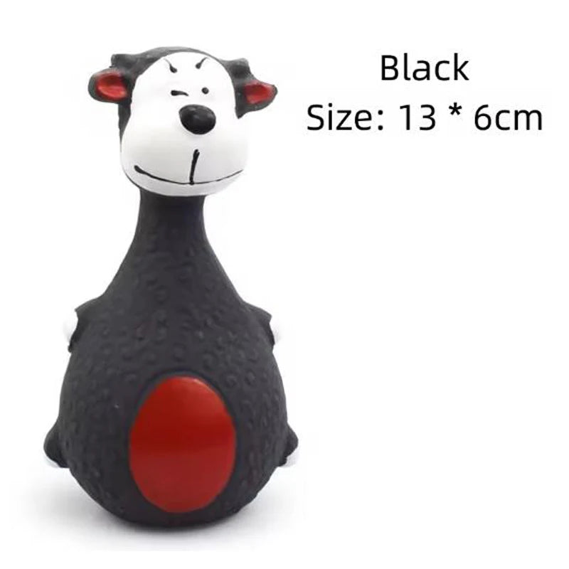Squeaky Animal Shape Rubber Toy