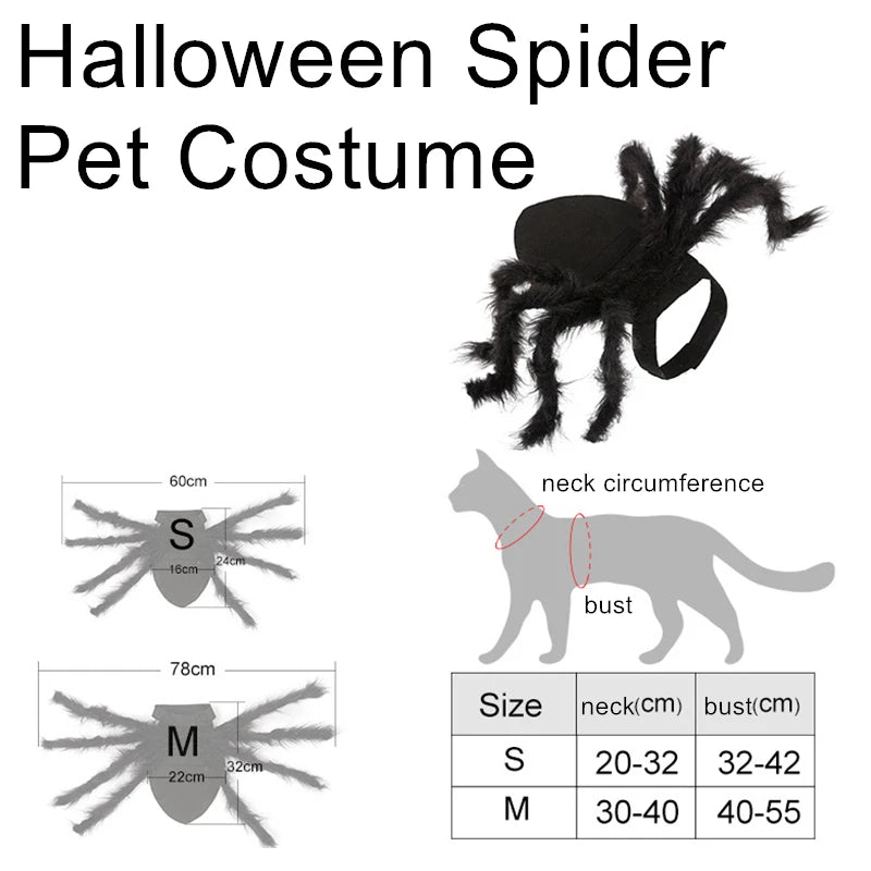 Spider Halloween Pet Cosplay Costume