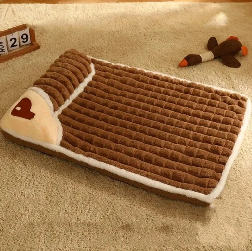 Washable Cotton Dog Bed Mat