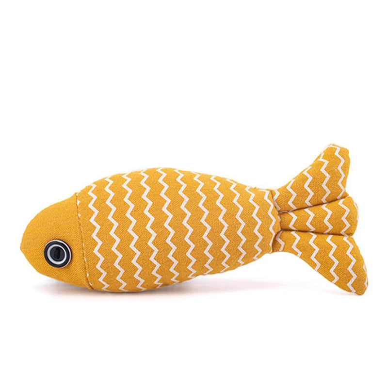 Fish Shaped Cat Kicker Toy