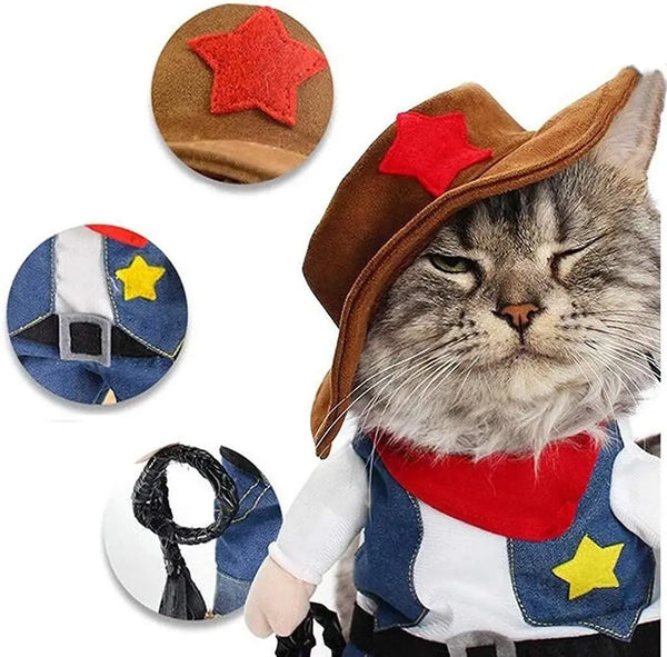 Cowboy Costume For Small Pets