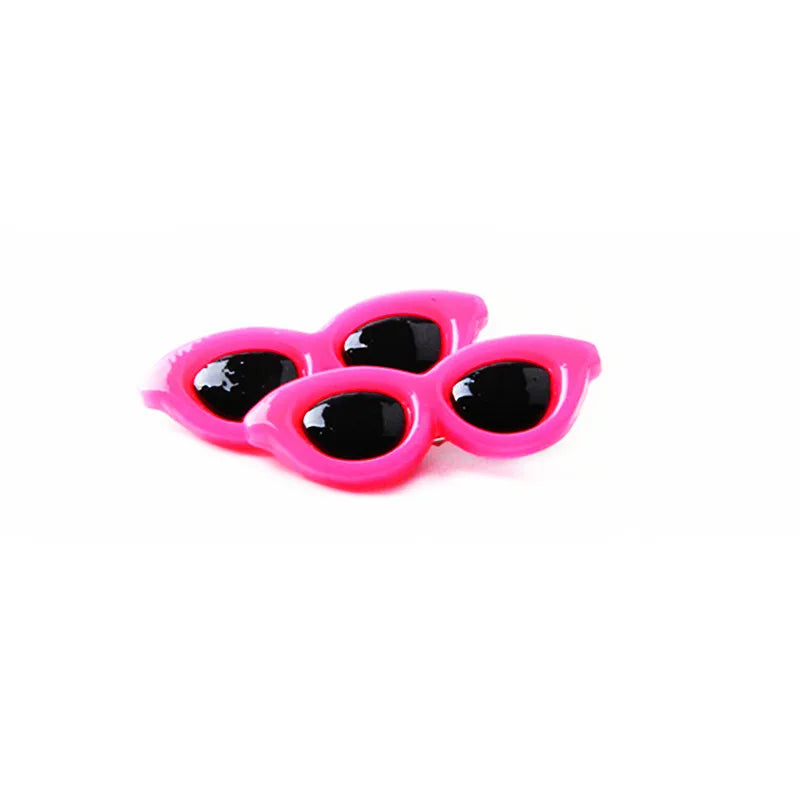 Heart Sunglasses Pet Hair Clips