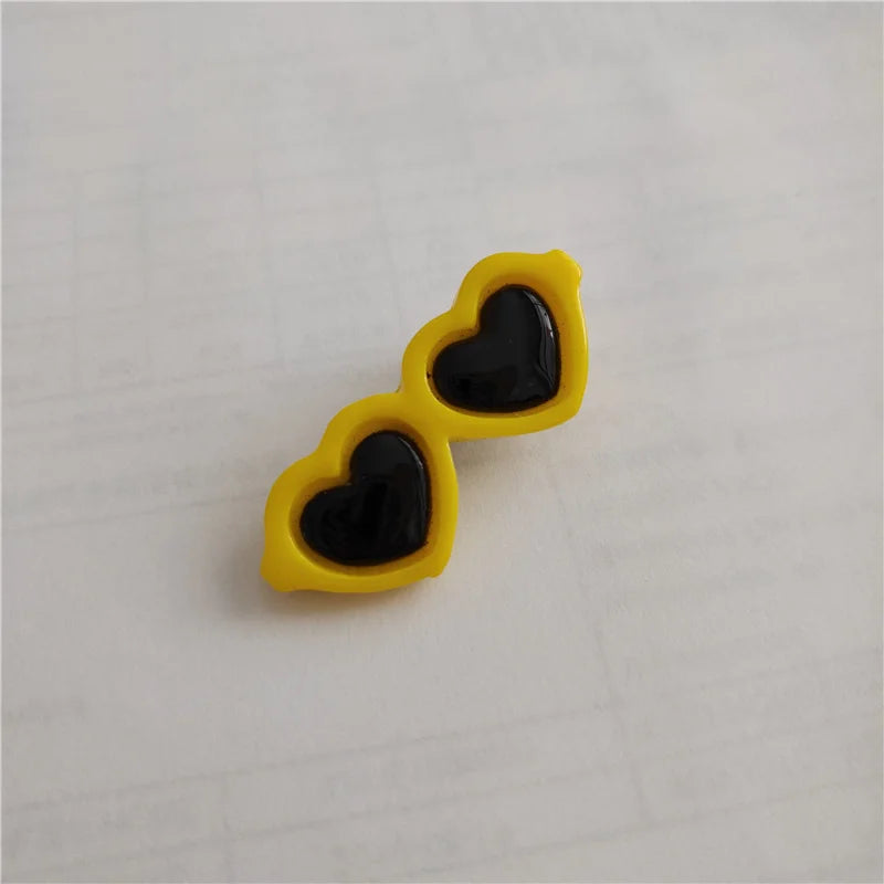 Heart Sunglasses Pet Hair Clips