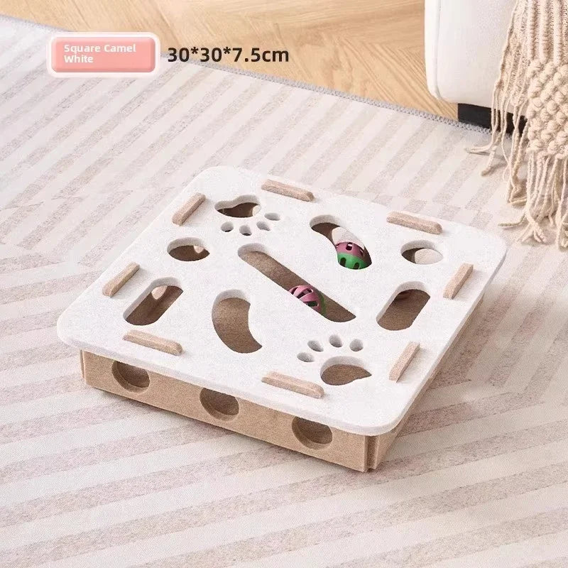 Felt Cat Puzzle Ball Toy