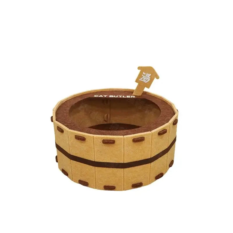 Semi Enclosed Felt Cat House