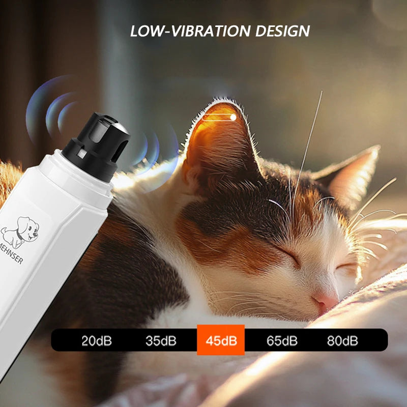 Quiet Electric Pet Nail Grinder