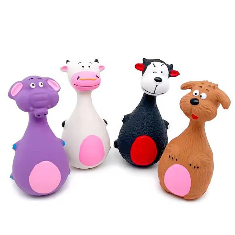 Squeaky Animal Shape Rubber Toy